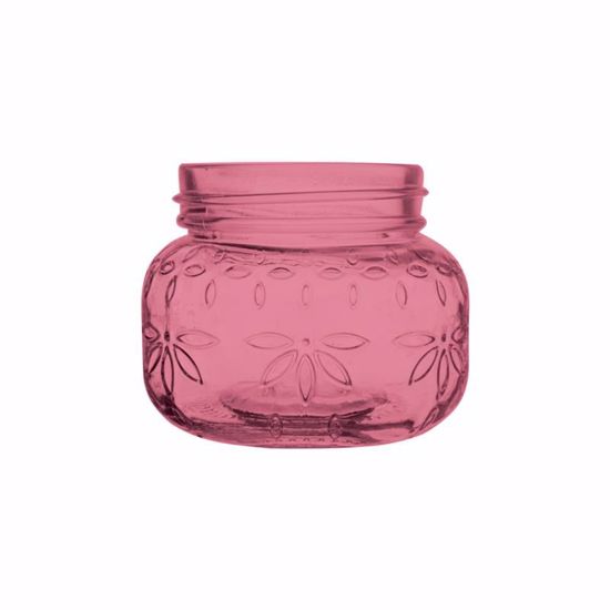 Picture of Syndicate Sales 3.5" Glass Jardin Vintage Jar - Pink