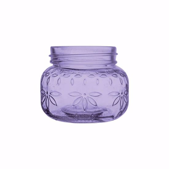Picture of Syndicate Sales 3.5" Glass Jardin Vintage Jar - Purple