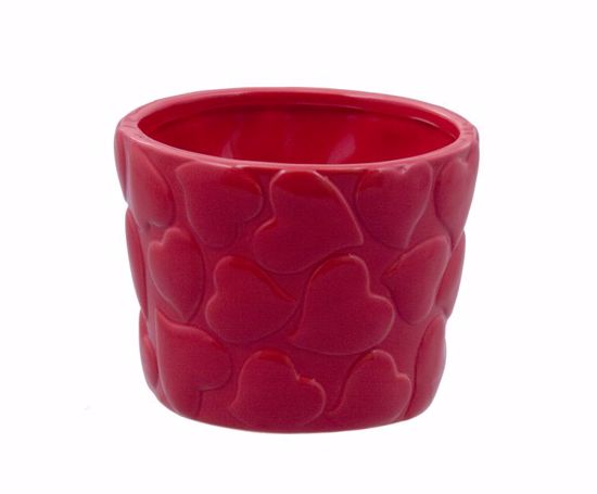 Picture of Ceramic Red Heart Planter