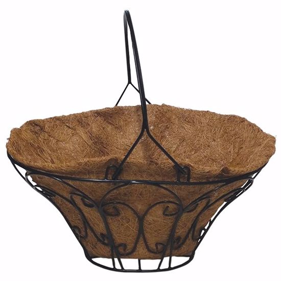 Picture of Steel Wire Oval Basket w/Coco Liner