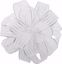 Picture of #3 Striped Chiffon Ribbon - White Silver