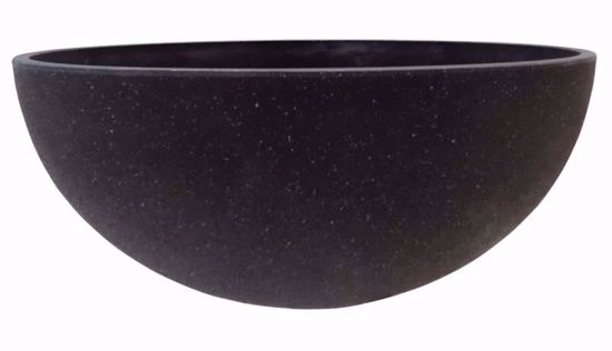 Picture of CeraMix 20.75" Blackwash Nova Bowl Planter 7 Gal.