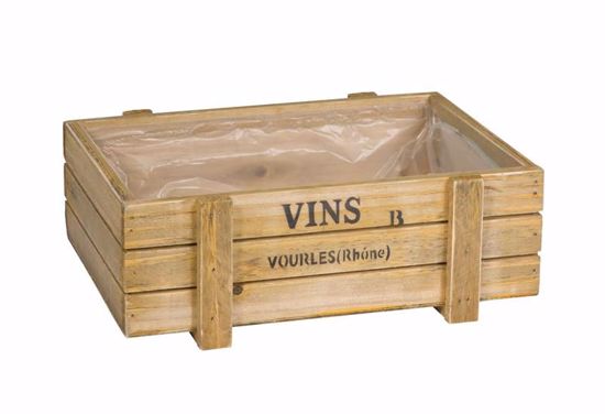 Picture of Wooden Crate Planters (Set of 3)