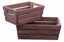 Picture of S/2 Rectangular Wooden Planters