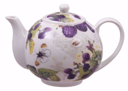 Picture of Purple Rasperry Porcelain Teapot