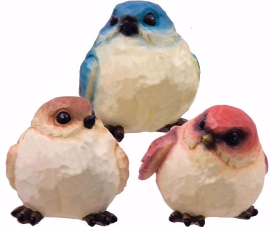 Picture of 3 Assorted Polyresin Birds