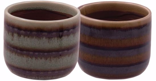 Picture of 2 Asst Round Ceramic Planters