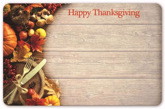 Picture of Happy Thanksgiving Enclosure Card (PACK 50)