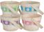 Picture of 4 Asst Round w/Floral Trim & Bale Handle Basket 6"