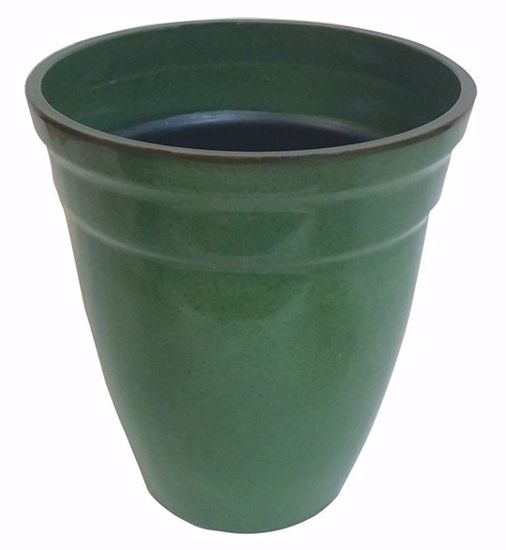 Picture of Green Tall Wide Rim Planter