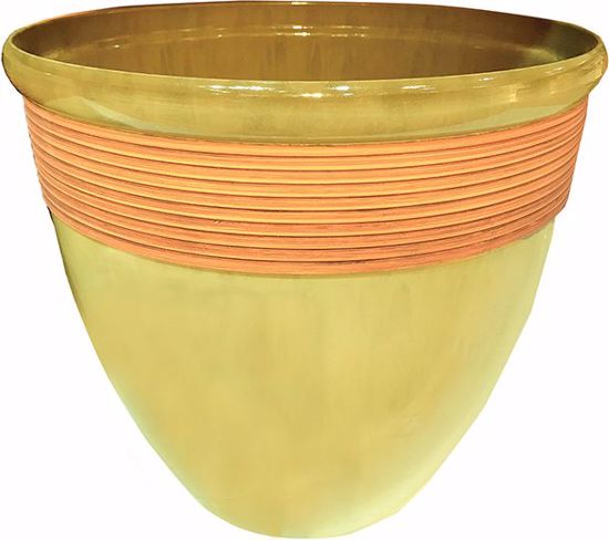 Picture of Yellow Tall Wave Planter