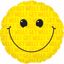 Picture of 17" 2-Sided Foil Balloon: Get Well Smiley