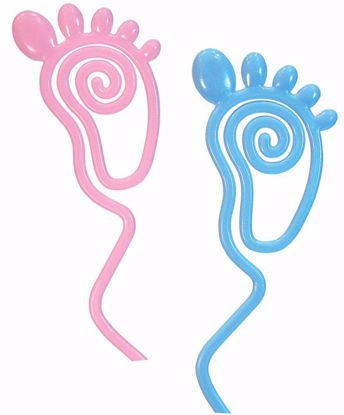 Picture of Pink/Blue Baby Foot Cardholders (12")