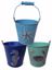 Picture of Seaside Blue Pail Pot Cover Assortment 4"