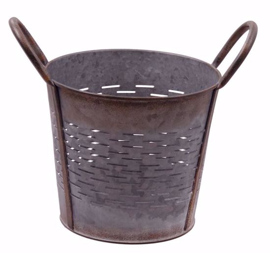 Picture of Rustic Metal Pot Cover with Ear Handles 7"