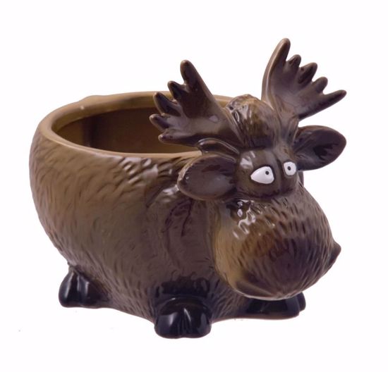 Picture of Brown Moose Planter 3.5"