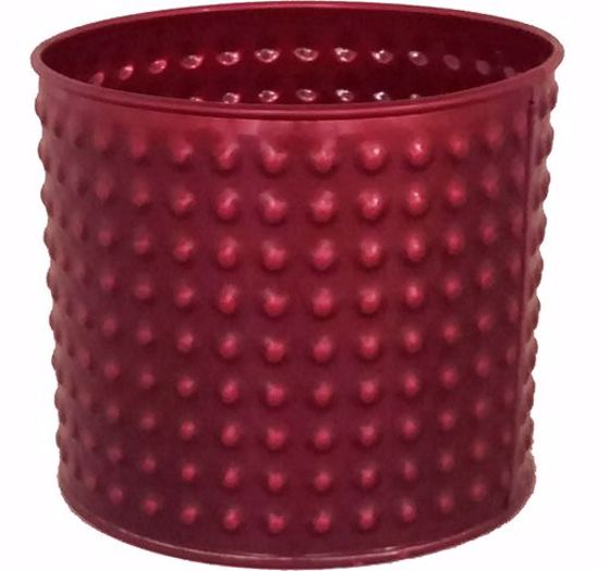 Picture of Red Hobnail Pot Cover 4.5"