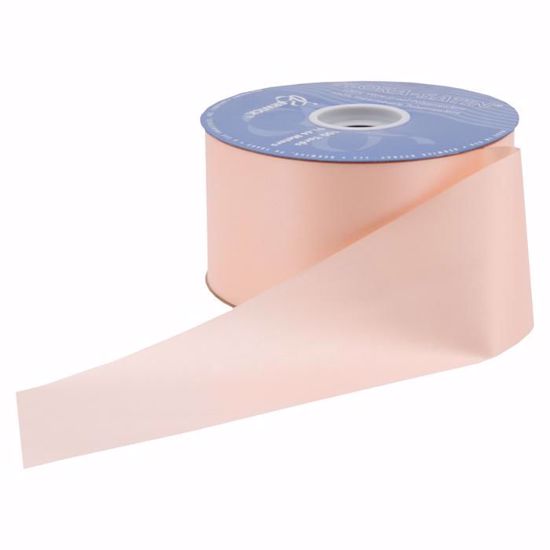 Picture of #40 Waterproof Poly Flora-Satin Ribbon - Peach