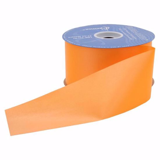 Picture of #9 Waterproof Poly Flora-Satin Ribbon - Tropical Orange