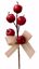 Picture of 9" Fall Theme Red Apple Bow Pick