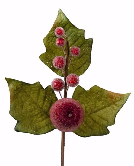 Picture of Beaded Apple-Berry Holly Pick (14")