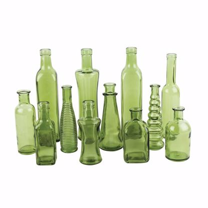 Picture of Syndicate Sales Vintage Glass Bottle Collection - Green