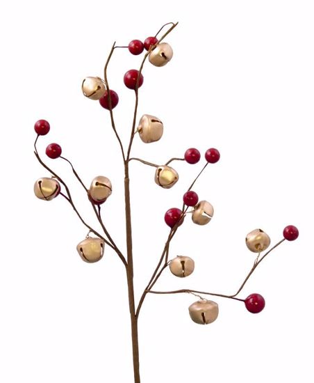 Picture of Gold-Red Bell Berry Stem (25")