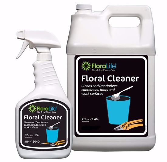 Picture of Floralife Liquid Floral Cleaner - 2.5 Gallon Jug w/Empty 32 oz. Spray Bottle