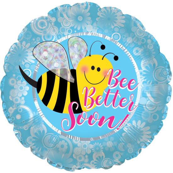 Picture of 17" 2-Sided Foil Balloon: Be Better Bee
