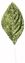 Picture of Glitter Corsage Leaves (2.25"-Green)
