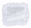 Picture of White Rectangle Ring Pillow W/Lace Edge