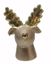 Picture of Gold Reindeer Head Statue
