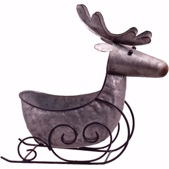 Picture of Metal Reindeer Sleigh