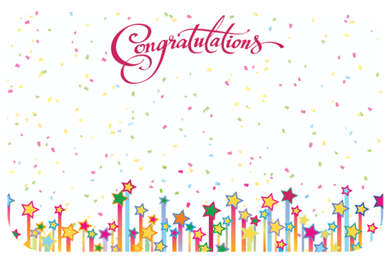 Picture of Congratulations Enclosure Card (PACK 50)