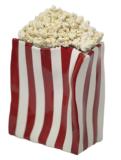 ceramic popcorn tub