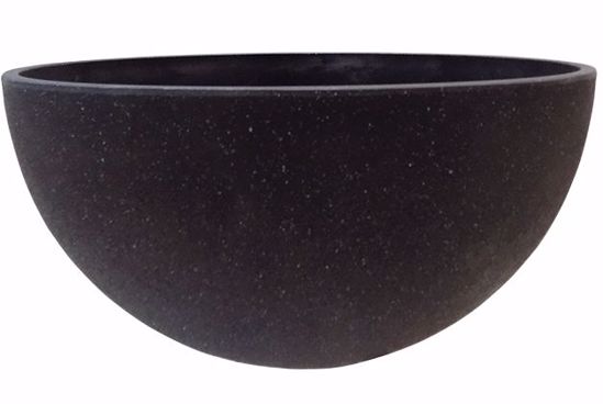 Picture of CeraMix 9.75" Blackwash Nova Bowl Planter 1 Gal.