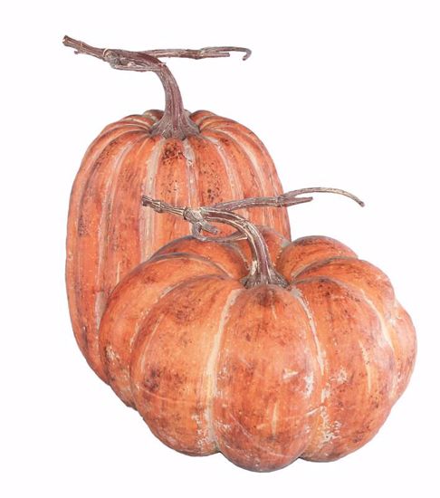 Picture of Mache Pumpkins (Set of 2)