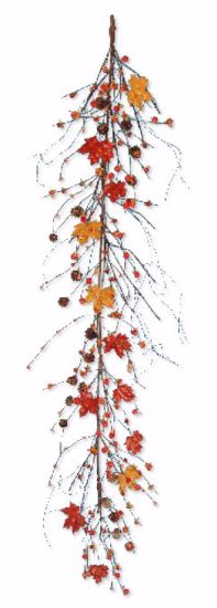 Picture of Autumn Leaves Maple Garland (60")