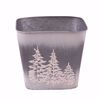 Picture of Snowy Pine Square Pot Cover 7"