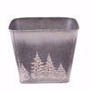 Picture of Snowy Pine Square Pot Cover 9"