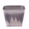 Picture of Square Snowy Pine Pot Cover 9"