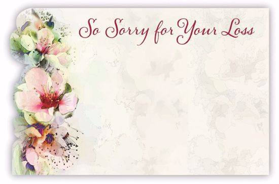 Picture of So Sorry For Your Loss Enclosure Card (PACK 50)