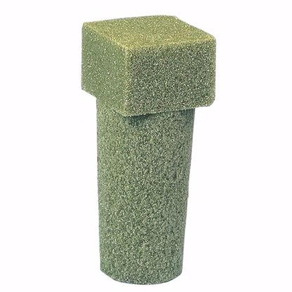 Picture of Memorial Vase Insert Square Top Styrofoam Green