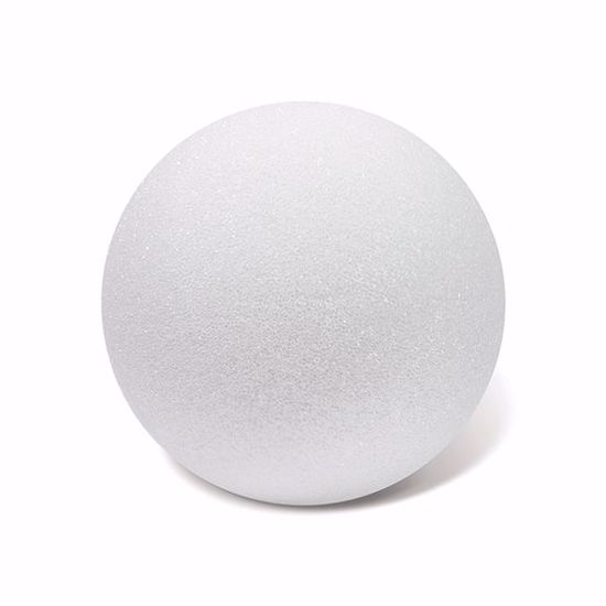 Picture of White Styrofoam™ Ball - 6" (6pc/bag)