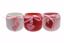 Picture of Pink, Red and White Ribbon with with Heart Planter  Assortment 3.5"