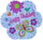 Picture of 17" 2-Sided Foil Balloon: Birthday Glitz