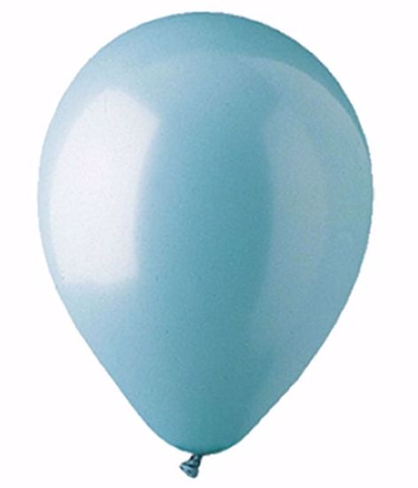 Picture of 12" Latex Balloons: Aqua