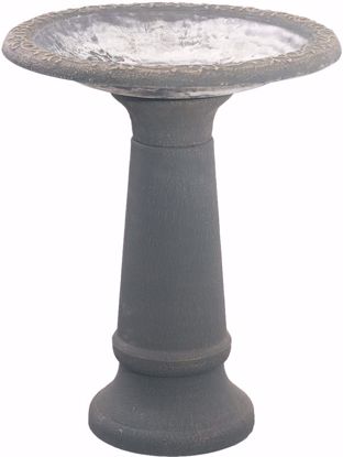 Picture of CeraMix Bird Bath - Black with Marble 