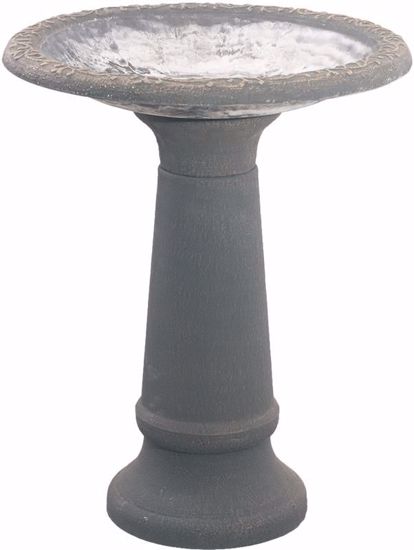 Picture of CeraMix Bird Bath - Black with Marble 