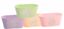 Picture of Pastel Daisy Pattern Oval Planter Assortment 8"